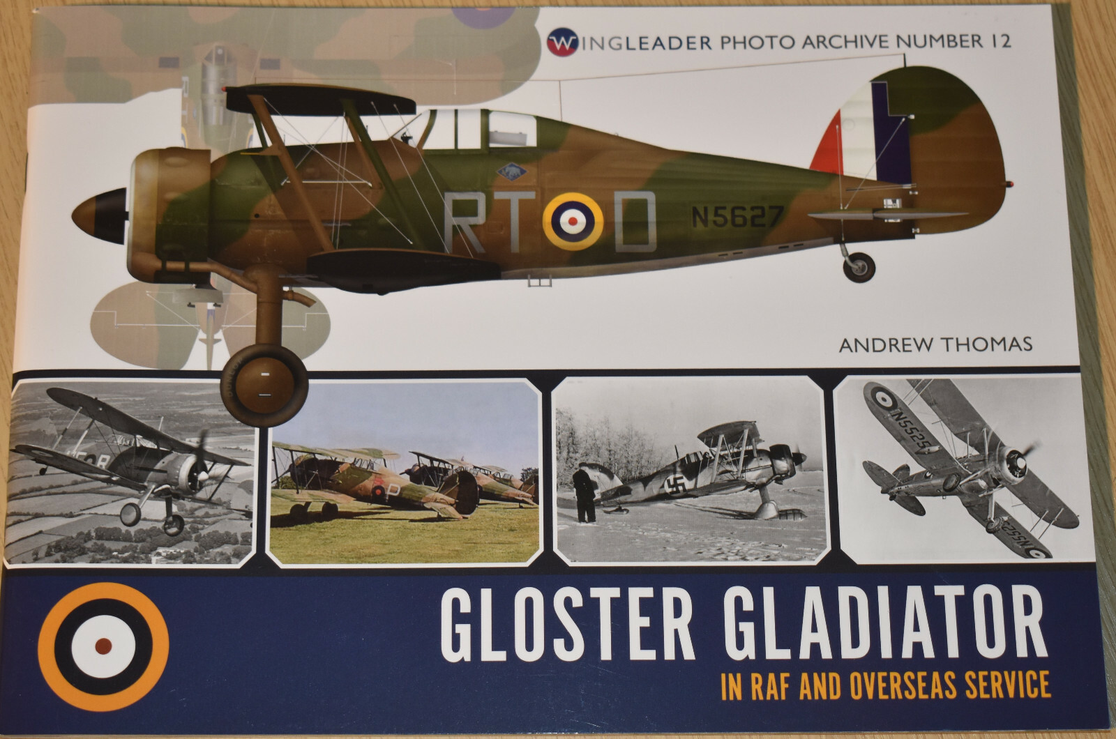 RAF GLOSTER GLADIATOR Biplane Fighter History NEW Royal Air Force Wingleader 12