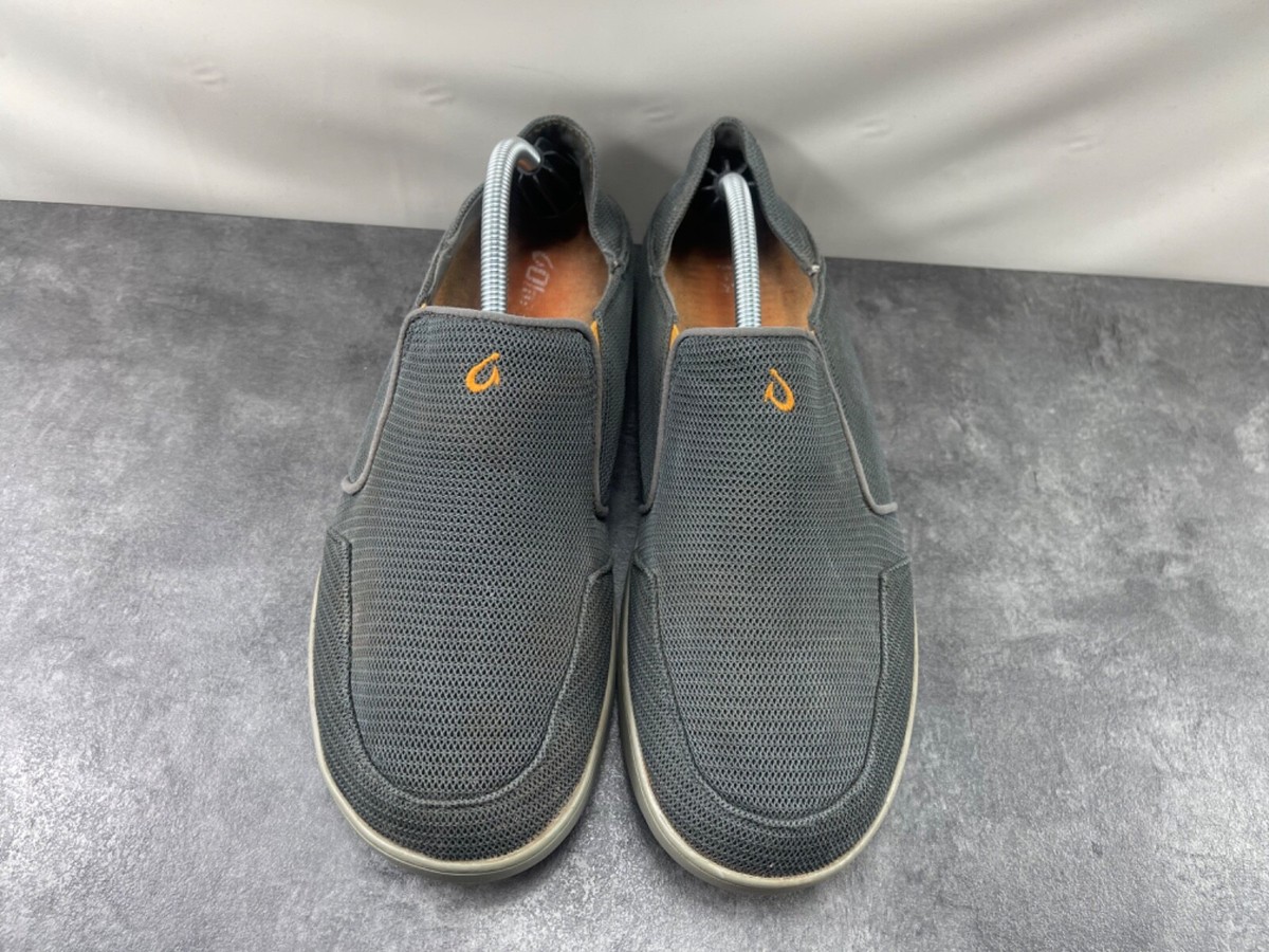 Olukai Nohea Mesh Shoes Mens Grey White Loafers Slip On Sneakers Sz 11 Amazon.com | OLUKAI Nohea Mesh Men main image 3