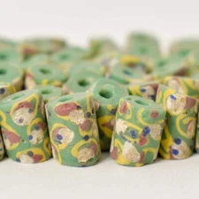 55 Venetian Green Trade Beads