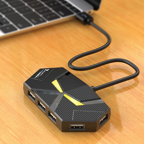 USB 2.0 HUB 4/7Ports Multi High Speed USB Splitter Adapter Dock Station Expander - Afbeelding 8 van 20