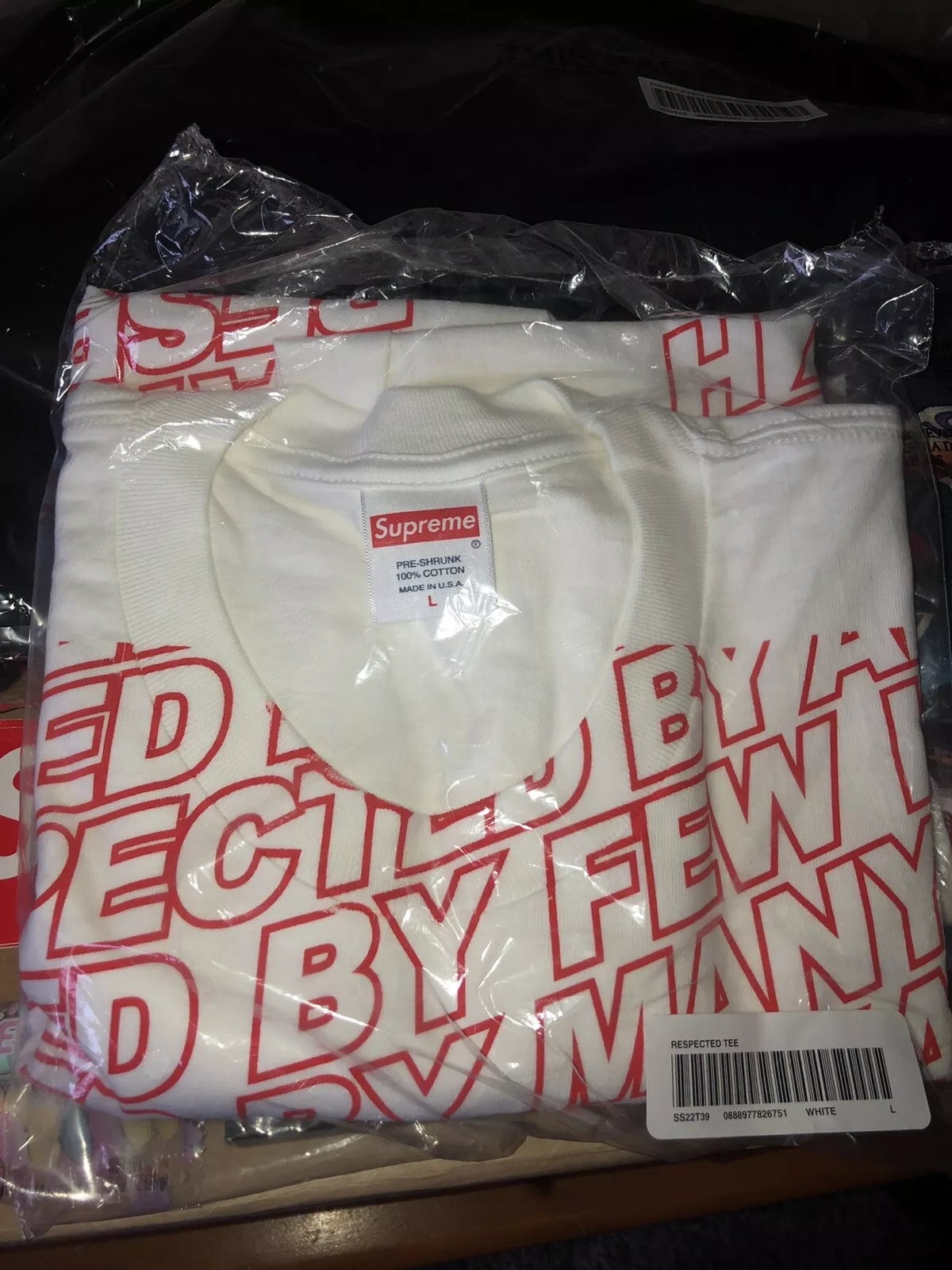 Tee shirt Supreme Respecté (L)