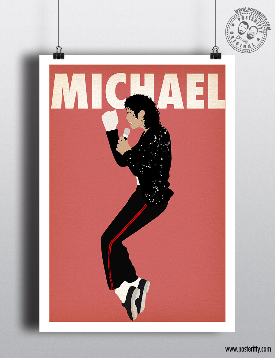 MICHAEL JACKSON (Toes) Music Icon Minimalist Poster Minimal Wall