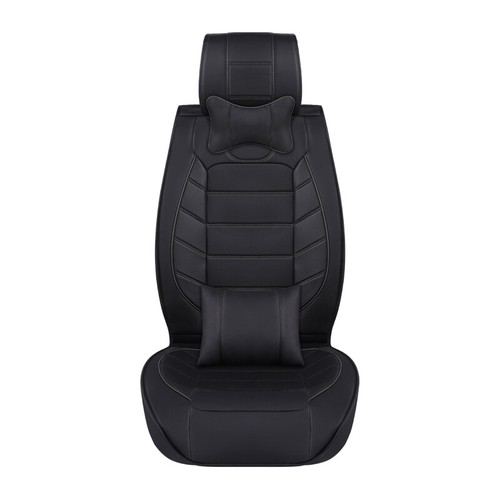 Universal 5 Seat Covers Auto Truck SUV Front & Rear Leather Full Set Protectors - Picture 41 of 48