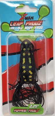 Leurre Souple Zman Leap FrogZ – Grenouille Popping 2,75″ – Coloris Chevalier Noir