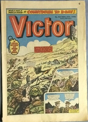 THE VICTOR COMIC 25 Nov 1978 No 927 D C Thompson Vintage Children Collectable 