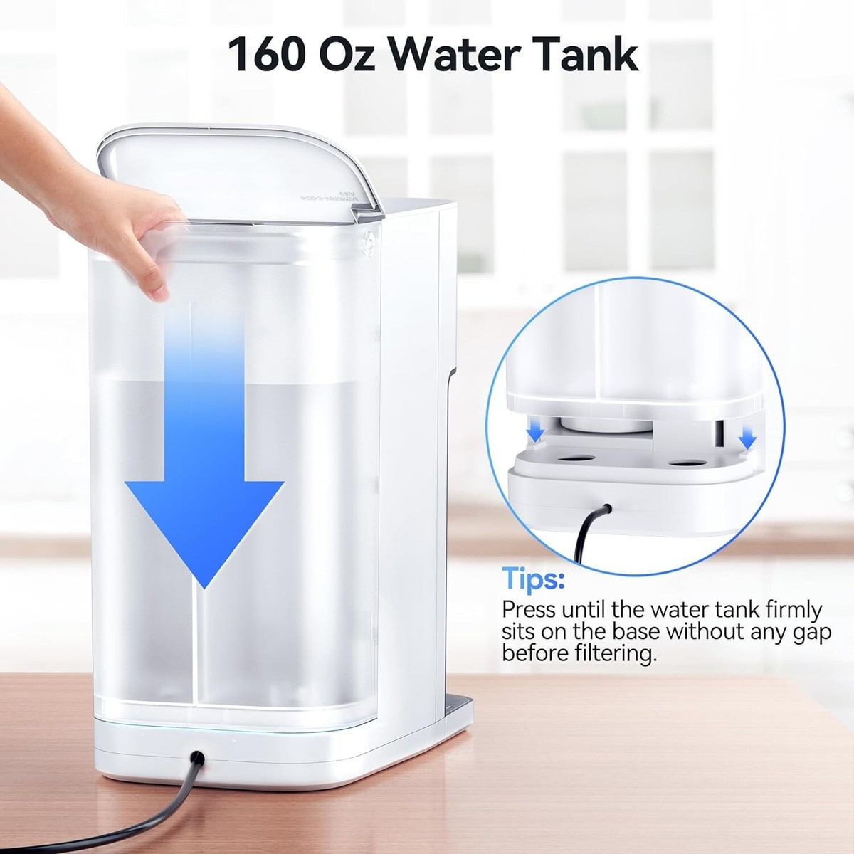 Thereye Reverse Osmosis System Countertop Water Filter, 7 Stage  display picture 1