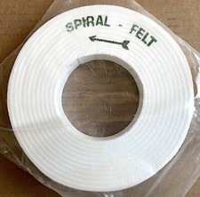 Spiral Felt Polish Wheel for Glass Machine D150/170/185mm Bore 25/70/115mm