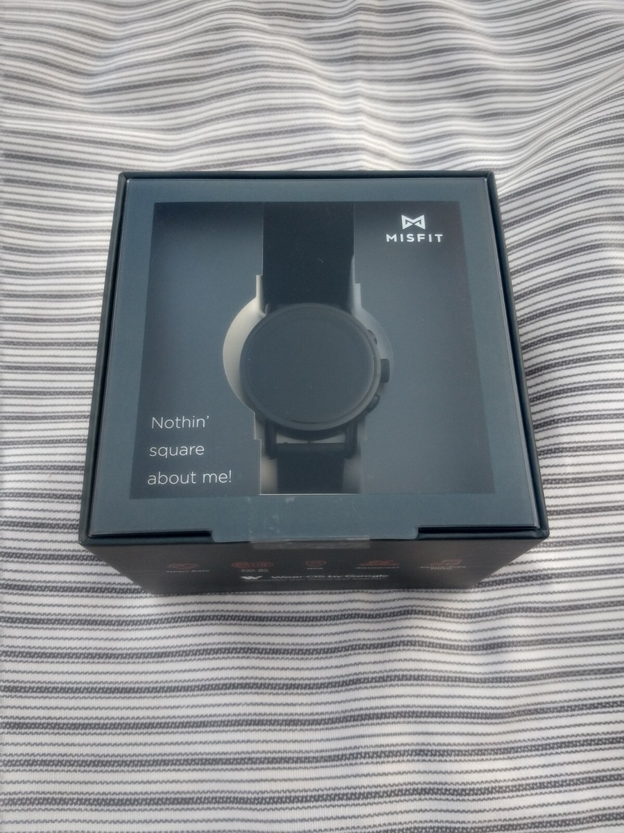 Smart Watch Misfit Vapor X 42mm Black with Jet Silicone Strap