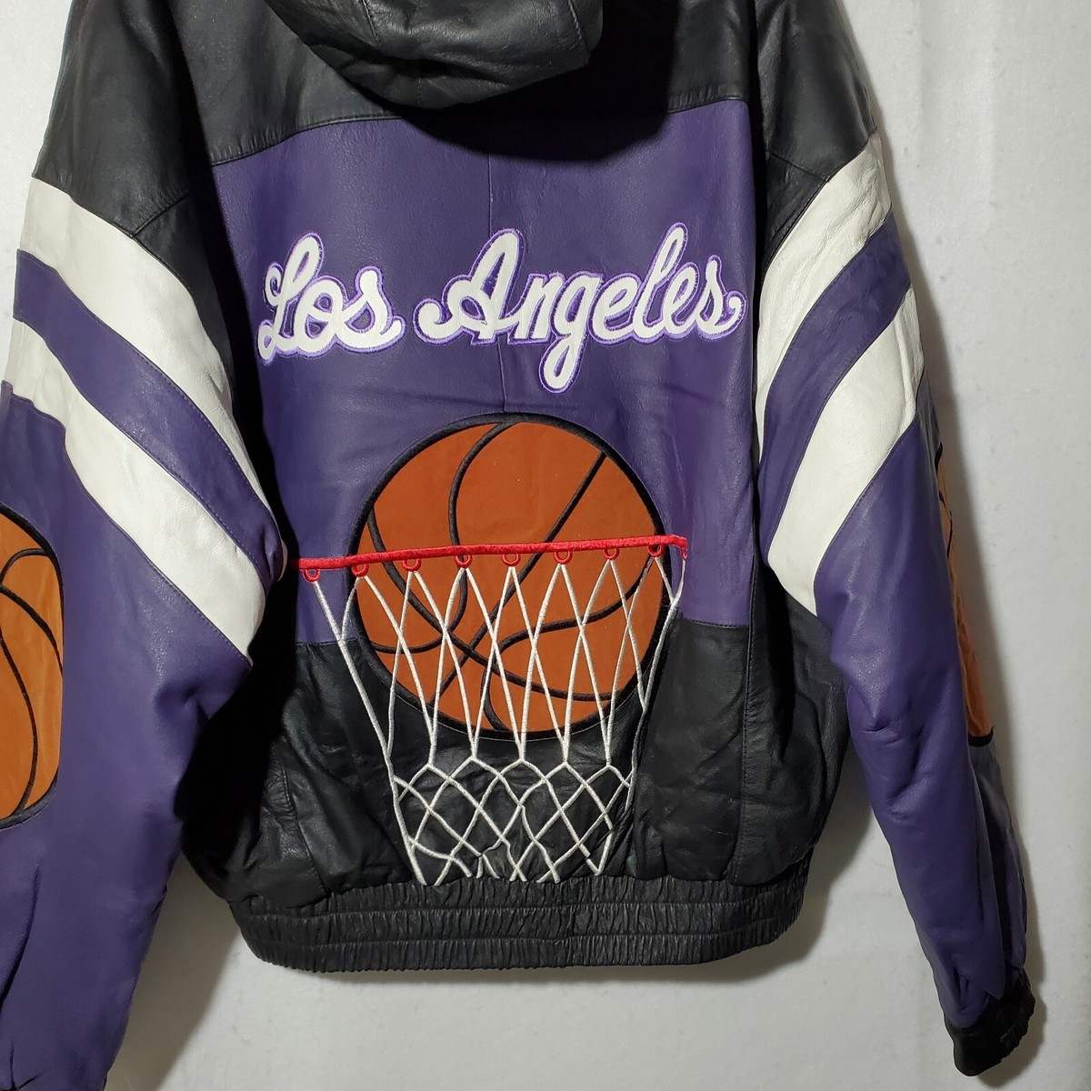 Vintage Lucky Leather Co Jacket Men XL Los Angeles