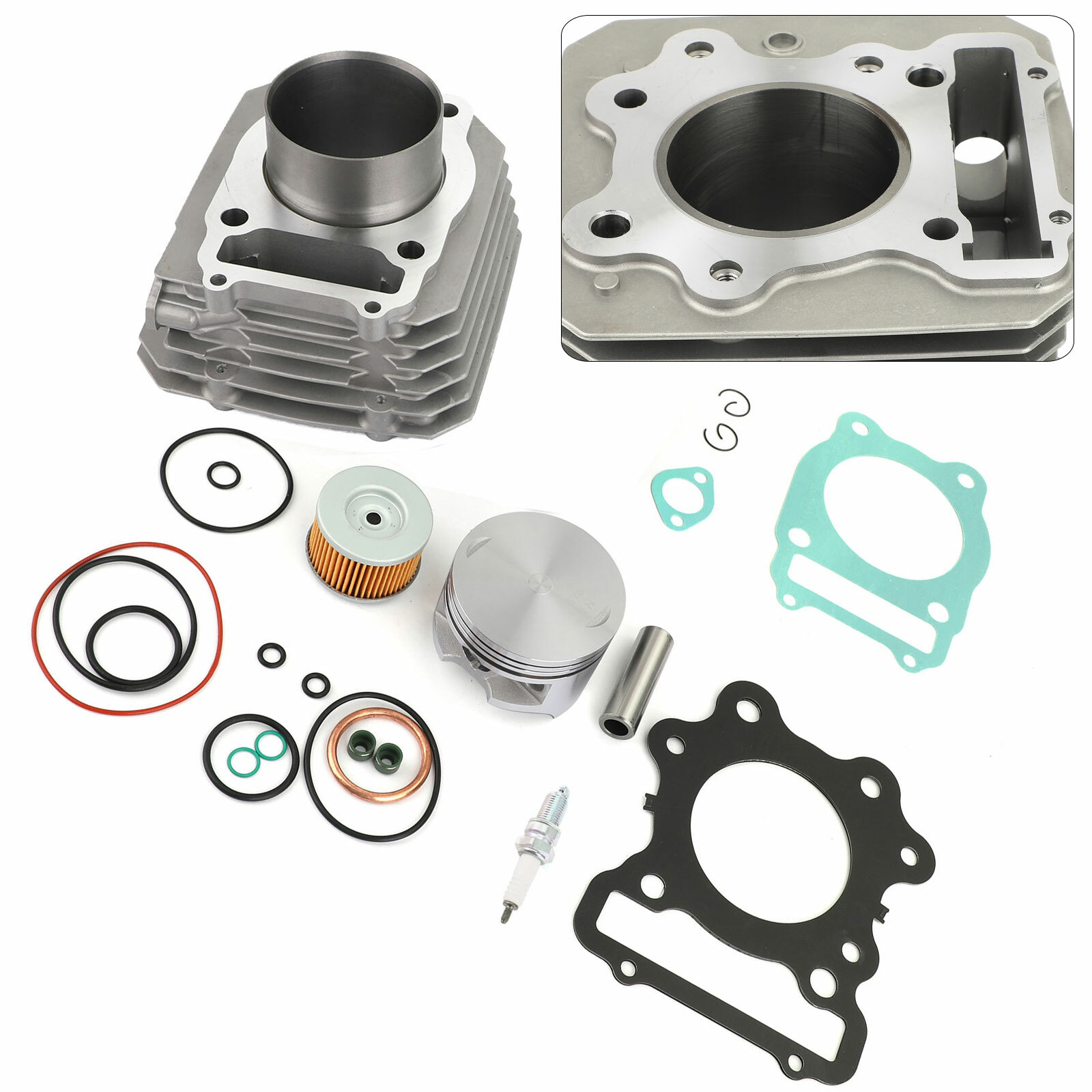 For Honda TRX 300 8800 Fourtrax Engine Top End Rebuild Kit Cylinder