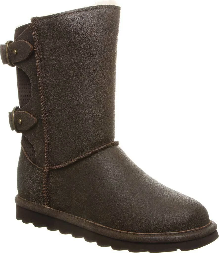 Women s Bearpaw Clara Boot Chestnut Distressed Suede 9 M