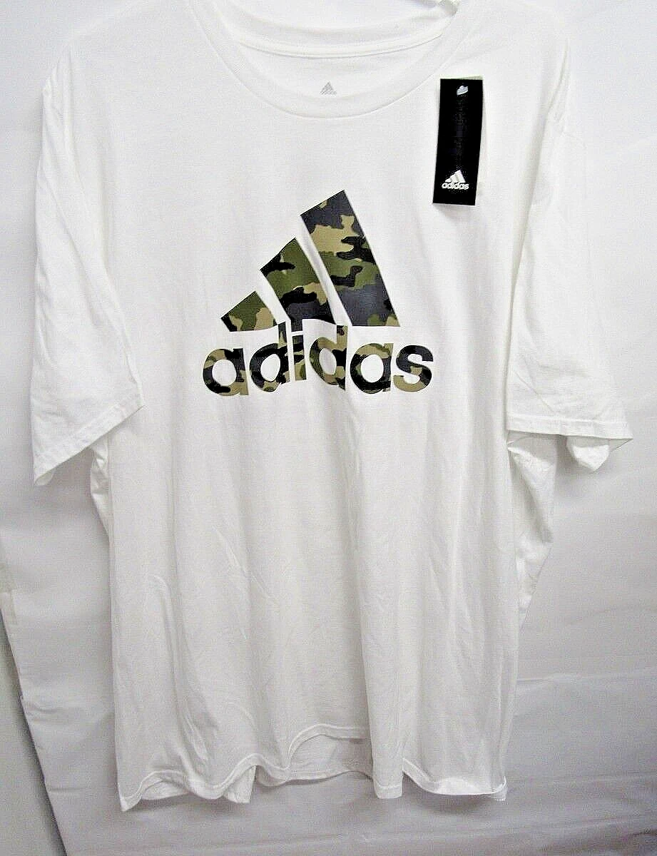 Adidas Men s 3XL Sport BOS Amplifier Tee Camo Logo T Shirt NEW