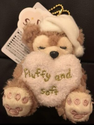 New Tokyo Disney Sea Shellie May Sleeping Plush Badge Keychain