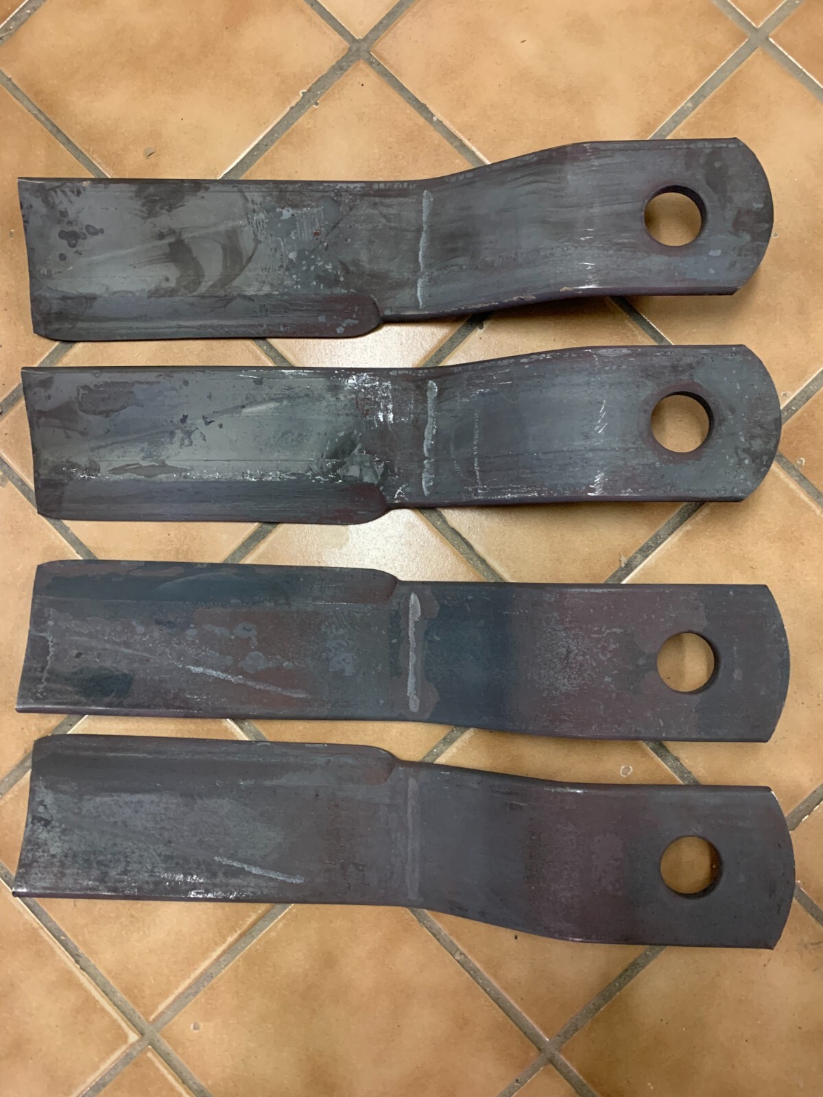 New blade set for Bush Hog 3008 rotary cutters - 2 86664BH & 2 86665BH ...