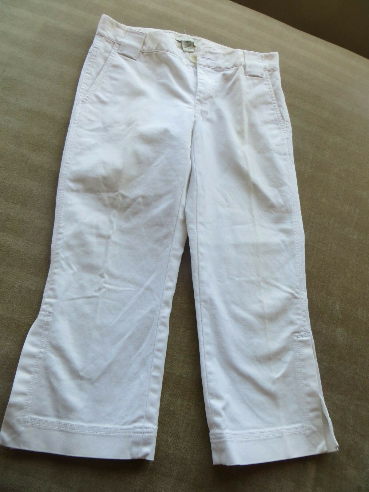 Banana Republic Sz 4 Women's Stretch White Pants rn54023 ca17897 (C001) eBay