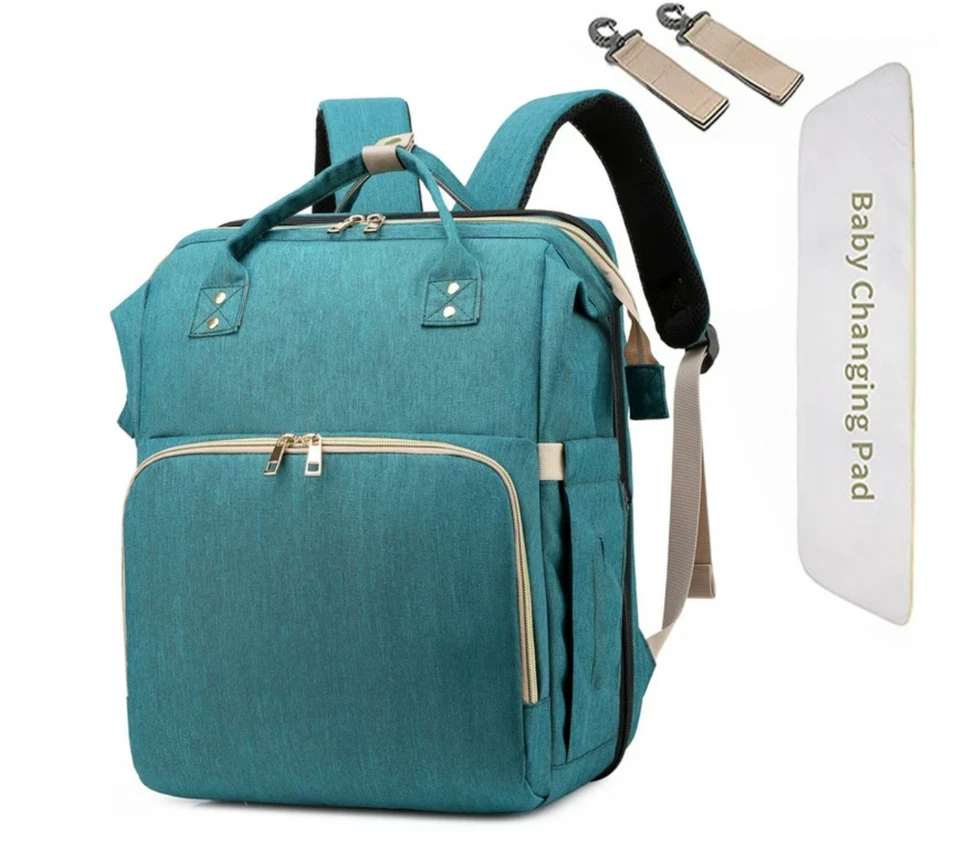 3 in1 Diaper Bag Backpack Multifunction Travel Backpack Maternity Changing Pad  - Image 2 of 4