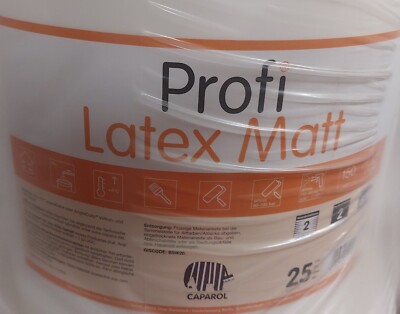 Wandfarbe Caparol Profi Latex Matt 25 l DK2 NA2  Palette 6 Eimer 150 l Airless