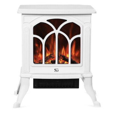 SG Traders Electric Fireplace Stove Heater UK