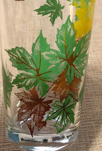 Drinking Glasses Salem Maple Leaf Set of 4 with Two Sets Available mar2020 - Picture 10 of 12