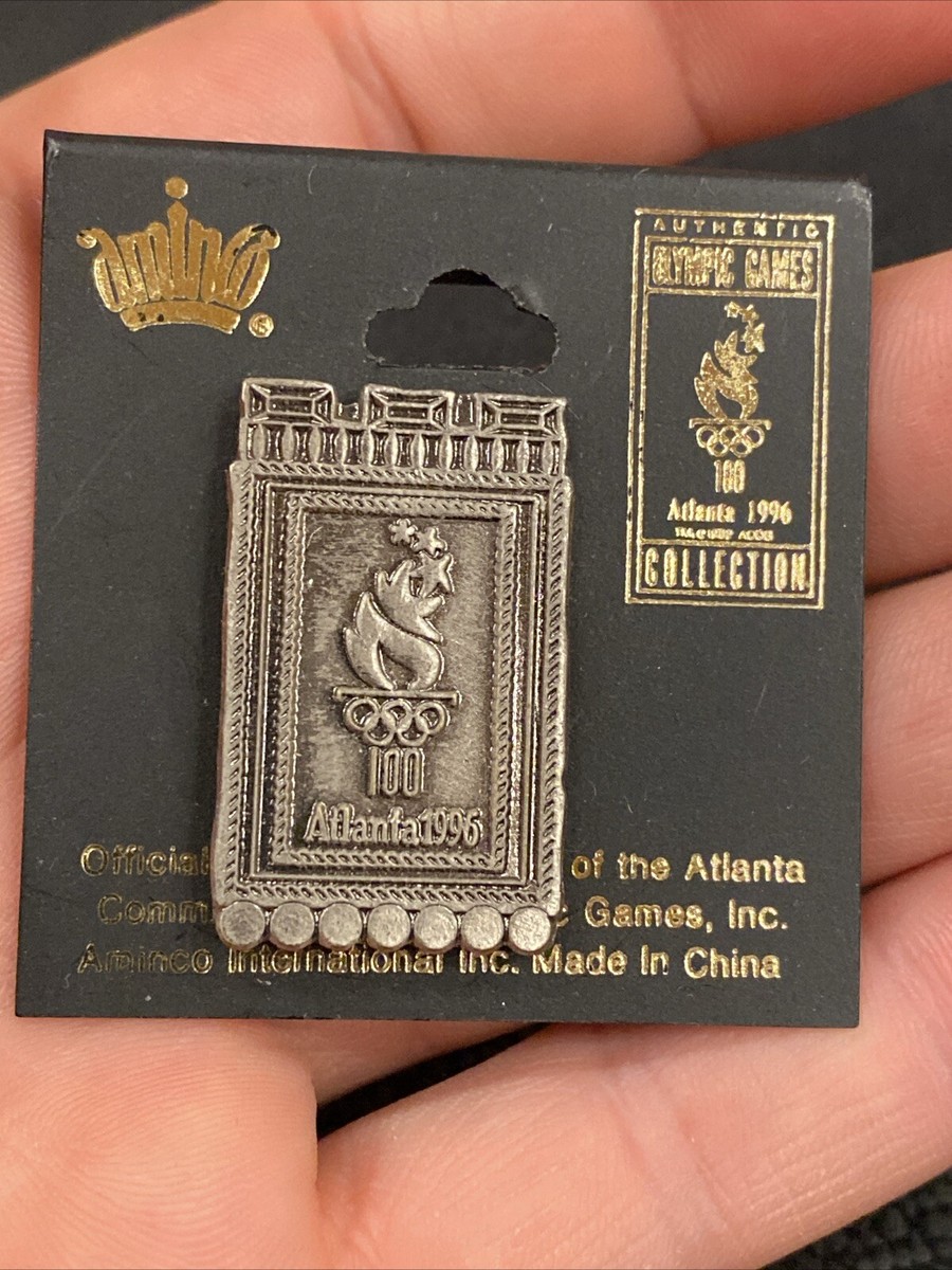 1992 Pin Atlanta Olympics 1996 100Th Anniversary Commemorative