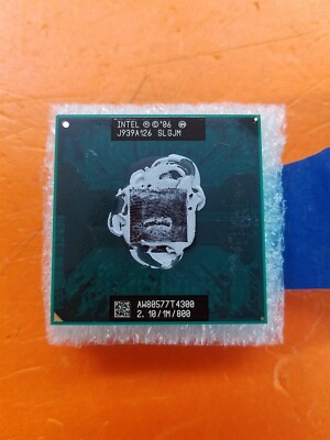       Intel Dual Core T4300 Laptop CPU 2.1GHz SLGJM CPU Processor