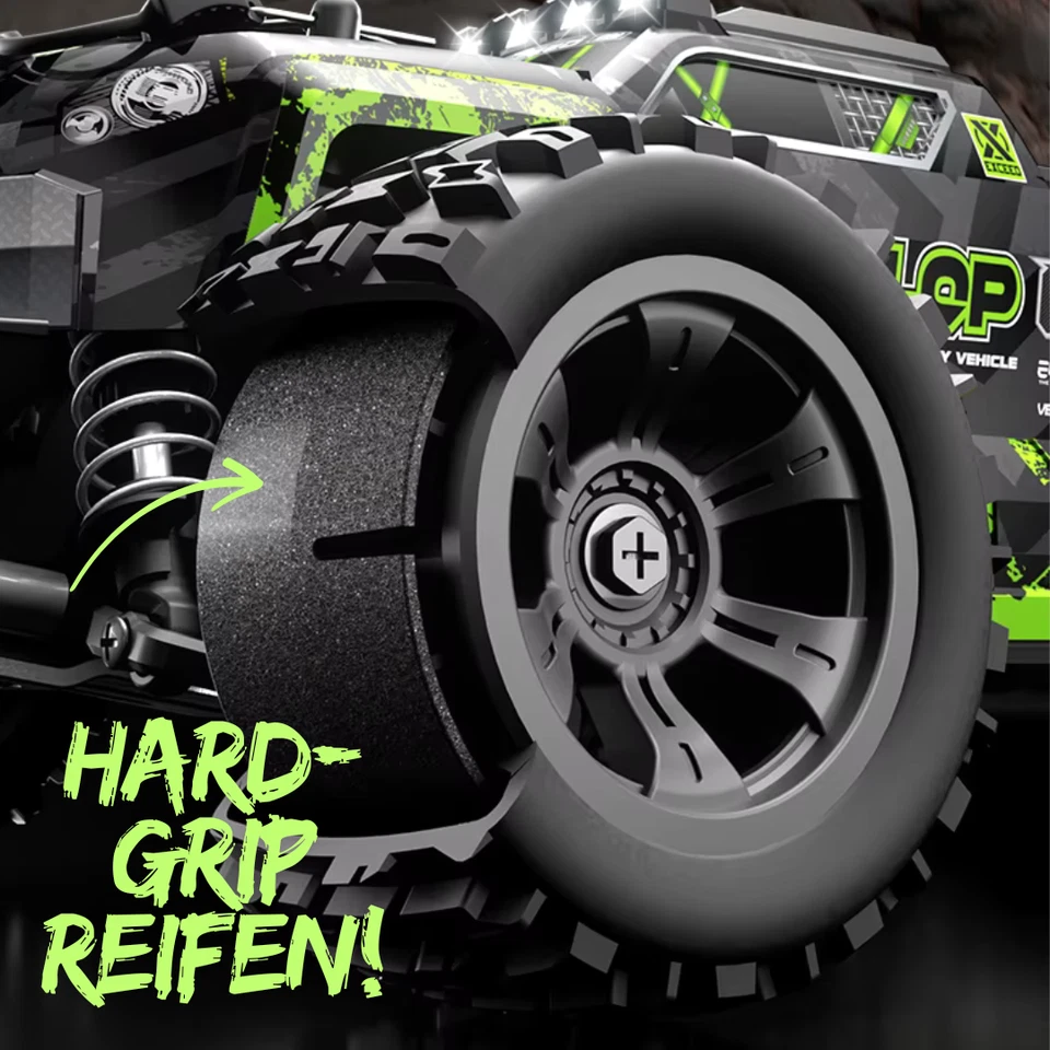 RC Monster Truck 4:4 Offroad Auto Ferngesteuert Kinder 40km/h High Speed Crawler - Bild 3 von 4