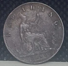1880 Victoria Farthing — photo from another recent sale