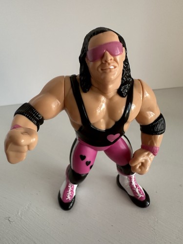 WWF Bret Hit man Hart HASBRO SERIES 4 WWE WCW AEW ...