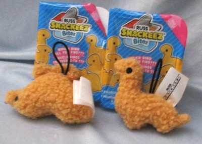 Russ Snackeez Bites Dino Nuggets Lot Collectible Friends Plush Dinosaurs NIOB