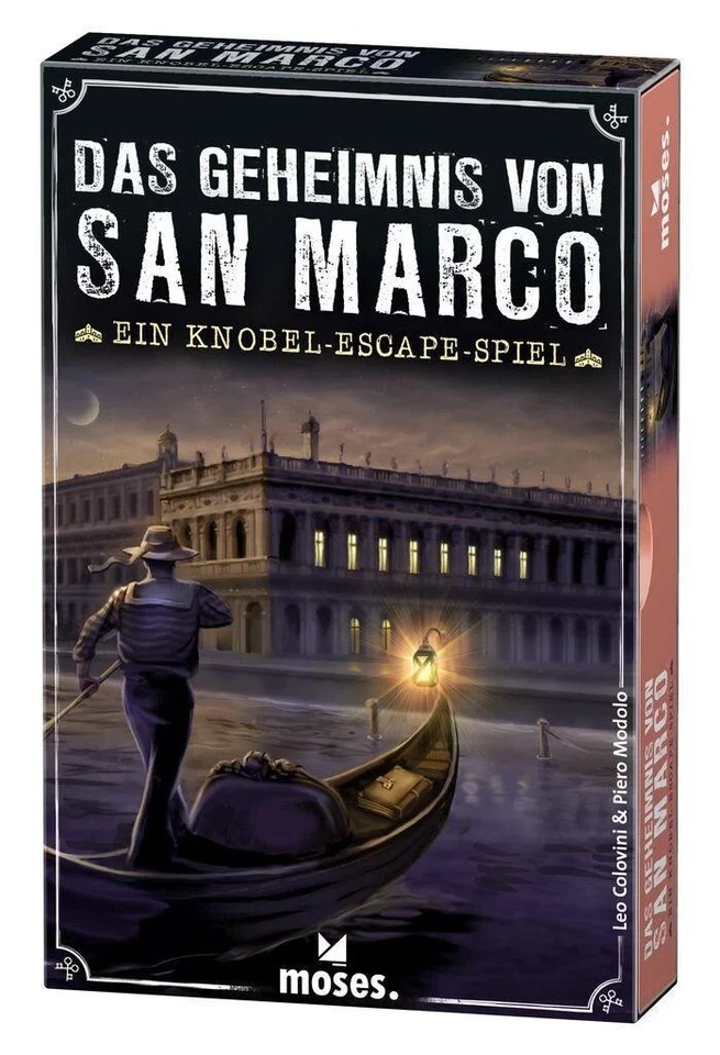 MOSES VERLAG S046 - Das Geheimnis von San Marco Ein Knobel-Escape Spiel Neu OVP*