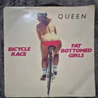 QUEEN ~ Fat Bottomed Girls / Bicycle Race ~ 1978 UK EMI 2-track 7" vinyl single