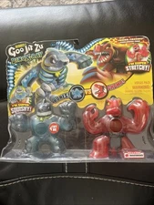 Heroes of Goo Jit Zu Dino X-Ray 2 Pack Thrash vs Verapz - Fossil Faceoff Pack