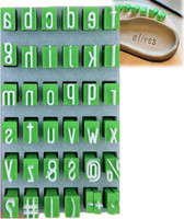 36 StüCke Alphabet Stempel Set, Alphabet Tonstempel Set Mit Aufbewahrungsbox FüR