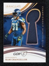2025 Panini Immaculate Championship Memorabilia 53/99 Kam Chancellor 18pg