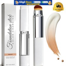 Waterproof Korean Foundation Stick 202 with Detachable Brush Flawless Coverage