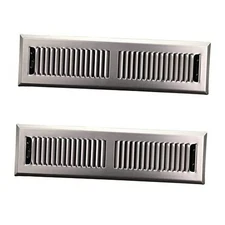 Hartford Ventilation Floor Register 2” x 10” - Contemporary Steel Vent Cover 
