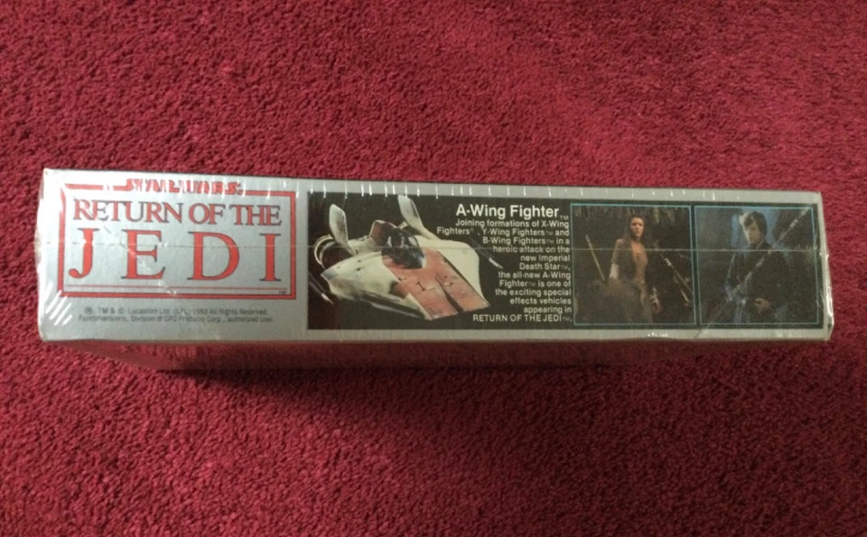Star Wars ROTJ A-Wing Fighter MPC Model 1983 In original Packaging - Image 4 of 4