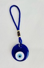Blue Glass Evil Eye Wall Hanging Ornament Turkish Nazar Amulet Protection Charm