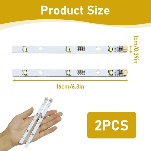 2X LED Kühlschranklampe für Rongsheng/Hisense Kühlschrank E349766 Lichtleisten - Bild 2 von 5