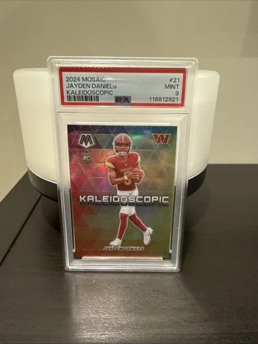 2024 Panini Mosaic Kaleidoscopic Jayden Daniels #21 (RC) Psa 9