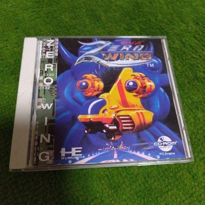 NEC PCEngine CD-ROM -- ZERO WING -- spine card. JAPAN. Work. GAME. 11359 53