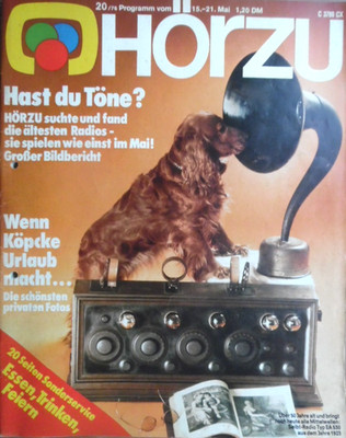 HÖRZU 20 - 1976 Z TV: 15.-21.5. Chocolate Menta Mastik Pop aus Germany Mecki