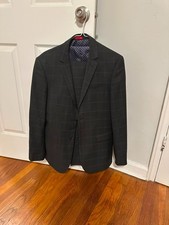 KARAKO FUBU grey 3-piece men's suit 38R