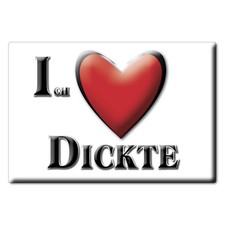 Dickte, Havelland, Brandenburg - Kühlschrankmagnet Deutschland Souvenir