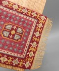 Vintage OOAK Hand Woven Wool Rug Artisan Dollhouse Miniature 1:12 — photo 3