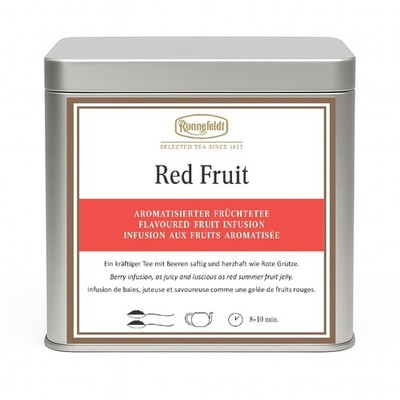 Ronnefeldt Loose Leaf Flavoured Fruit Tea - Red Fruit - 100 g with Display Tin