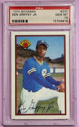 1989 Bowman Ken Griffey Jr. RC #220 PSA 10 Gem Mint HOF All Time Great