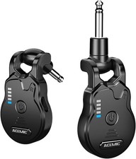 2.4GHz Wireless Guitar System, Trasmettitore e Ricevitore Wireless per Chitarra,