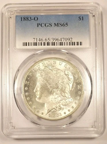 1883-O  MORGAN Silver Dollar, PCGS MS-65