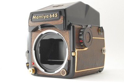 Rare! [Top MINT] Mamiya M645 1000S Gold Lizard Limited